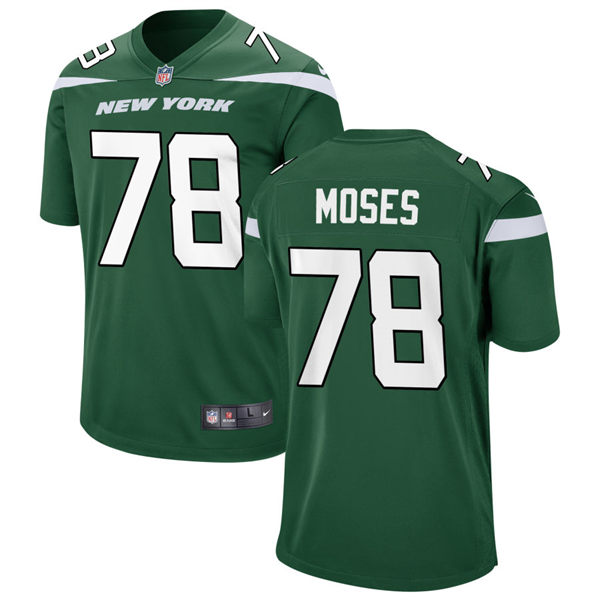  Men's New York Jets #78 Morgan Moses Nike Gotham Green Vapor Limited Jersey 