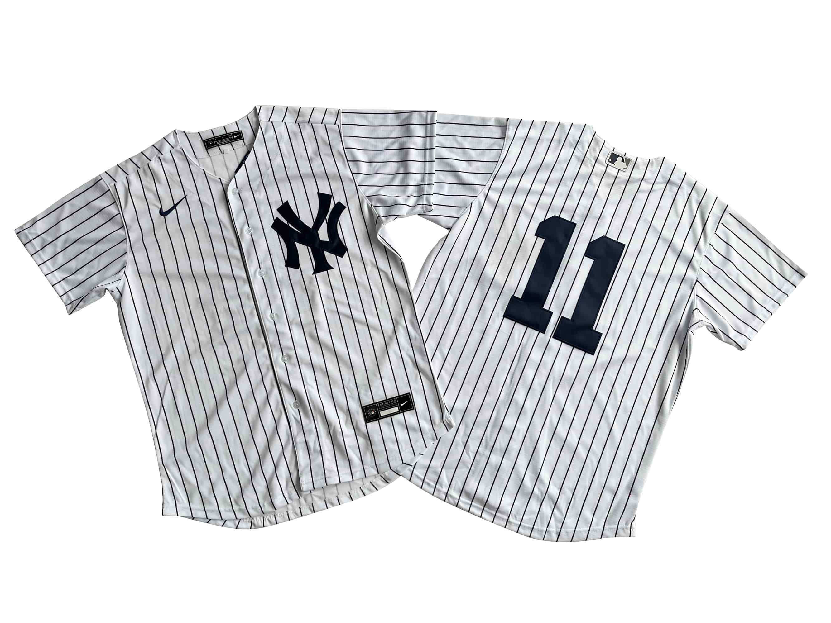 -Men's New York Yankees 11# Anthony Volpe Nike White Home Limited Player Jersey
