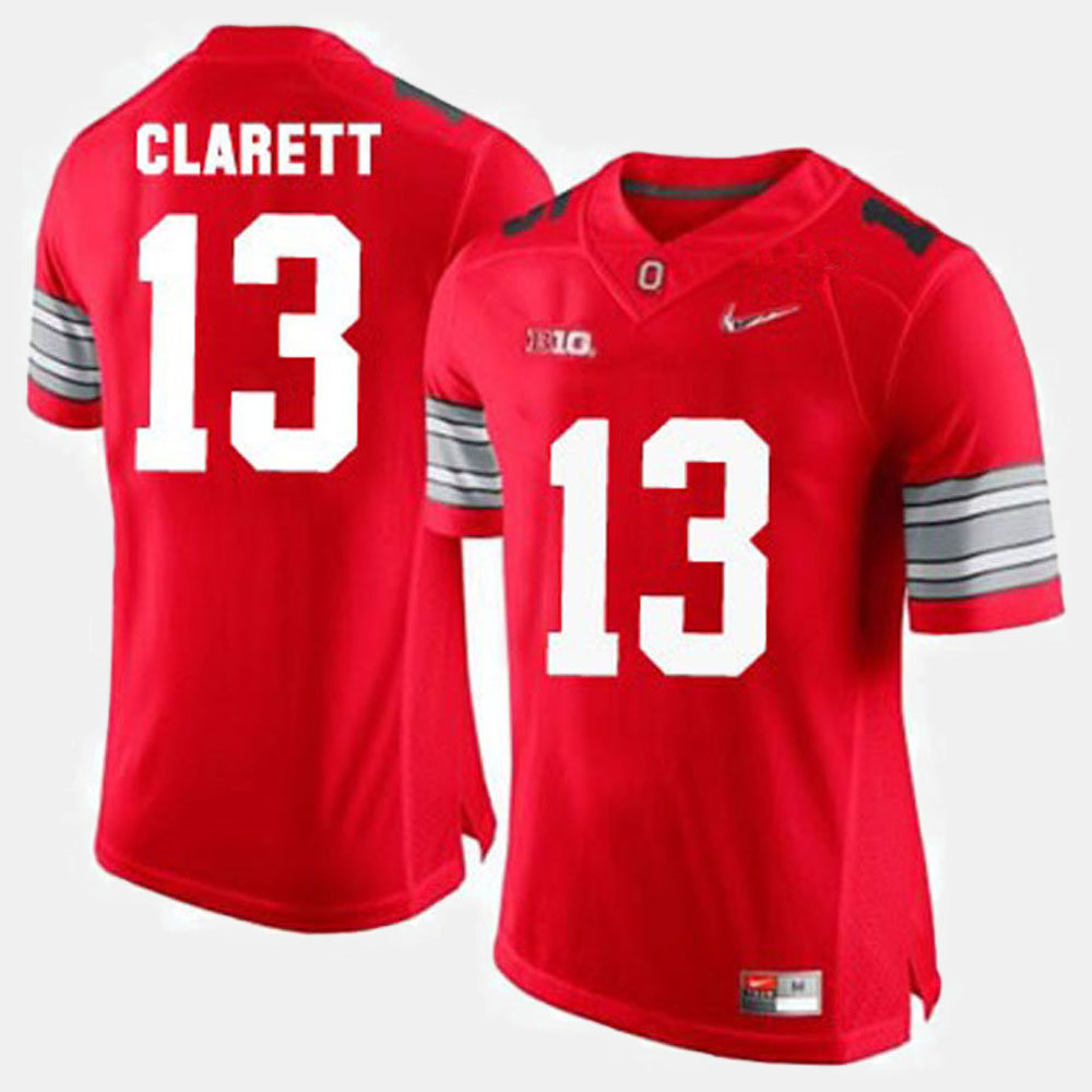  Men's Ohio State Buckeyes #13 Maurice Clarett Red Diamond Quest College Football Nike Limited Jersey