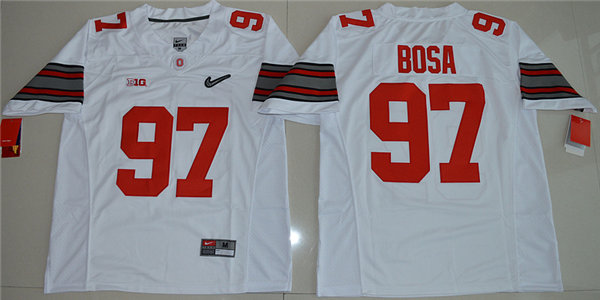  Men's Ohio State Buckeyes #97 Joey Bosa Diamond Quest Nike 2015 College Football Playoff Sugar Bowl Special Event Jersey