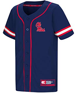  Men's Ole Miss Rebels Custom Special Edition Navy Baseball Jersey 