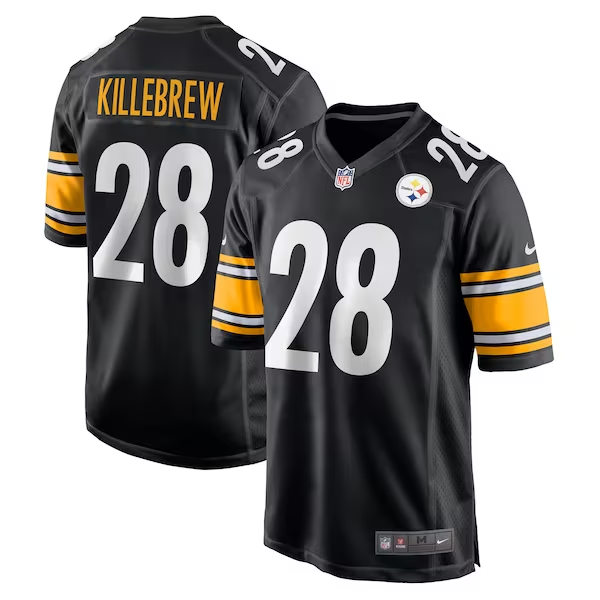  Men's Pittsburgh Steelers #28 Miles Killebrew Nike 2023 Black Vapor F.U.S.E. Limited Jersey 