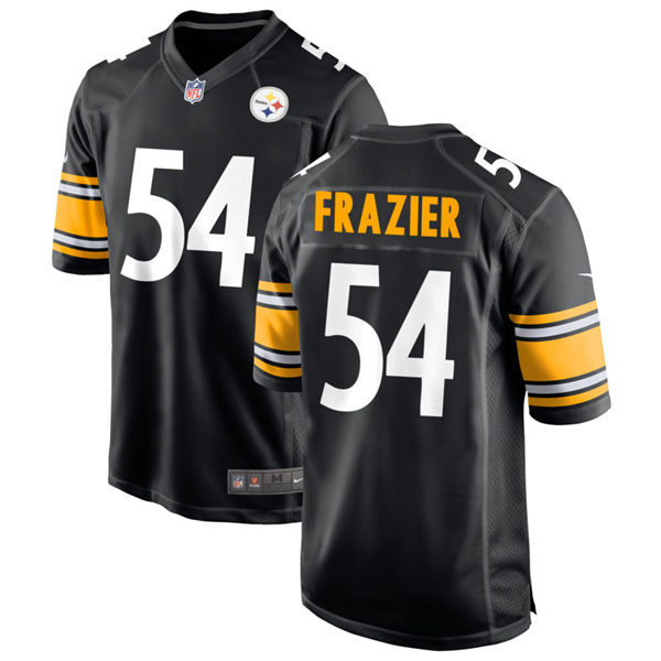  Men's Pittsburgh Steelers #54 Zach Frazier Nike Black Vapor Limited Player Jersey 