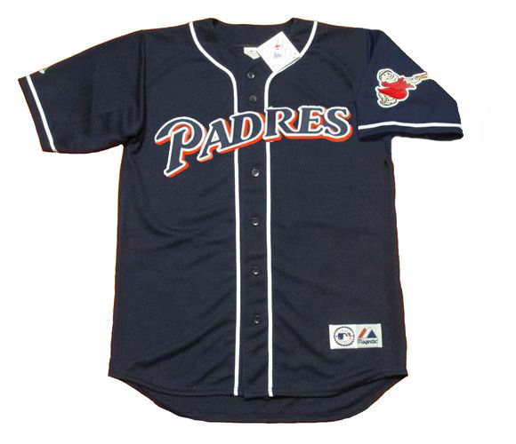  Men's SAN DIEGO PADRES Custom 1990's Majestic Throwback Alternate Jersey 