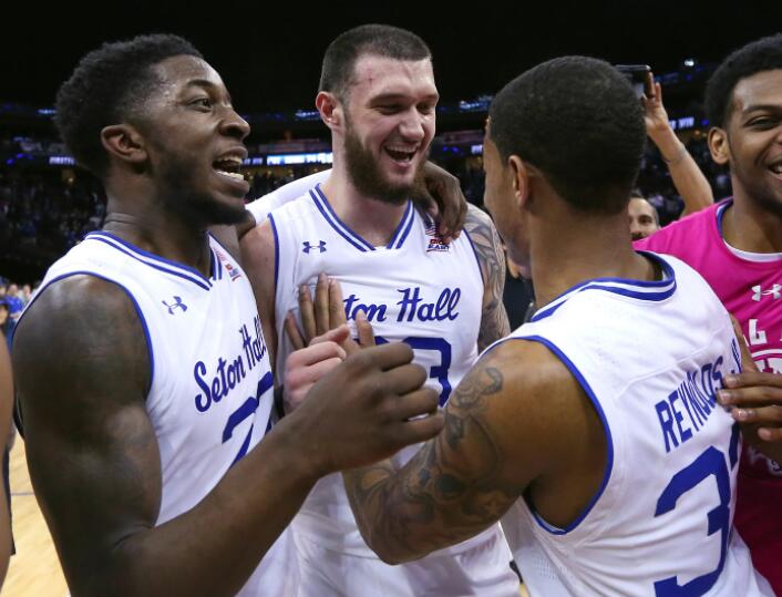 Men's Seton Hall Pirates Custom Under Armour 2018 White Basketball Jersey 