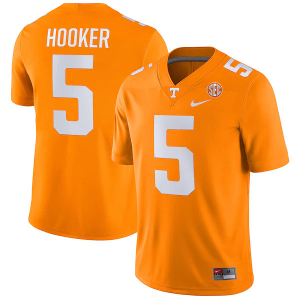  Men's Tennessee Volunteers #5 Hendon Hooker Nike 2021 Orange College Football Game Jersey