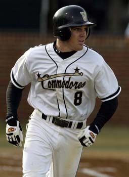  Men's Vanderbilt Commodores Custom Nike White Stripes College Game Baseball Jersey 
