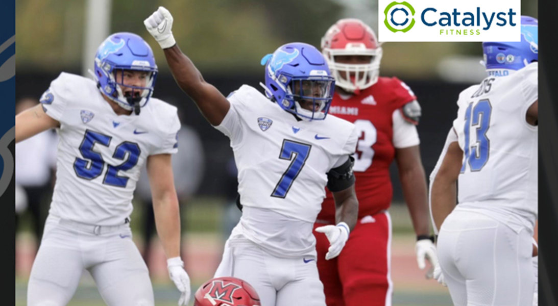  Men's Youth Buffalo Bulls Custom Nike 2022 White College football Game Jersey 