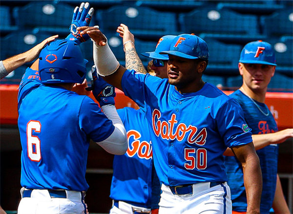  Men's Youth Florida Gators Custom Nike 2024 Royal Baseball Game Jersey 