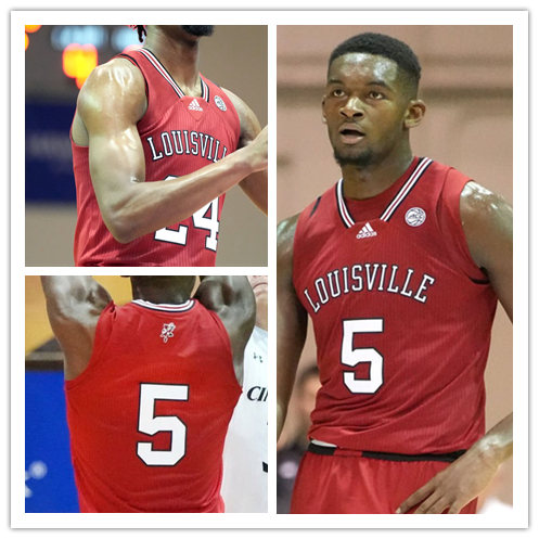  Men's Youth Louisville Cardinals Custom Adidas 2022 Red College Basketball Game Jersey 