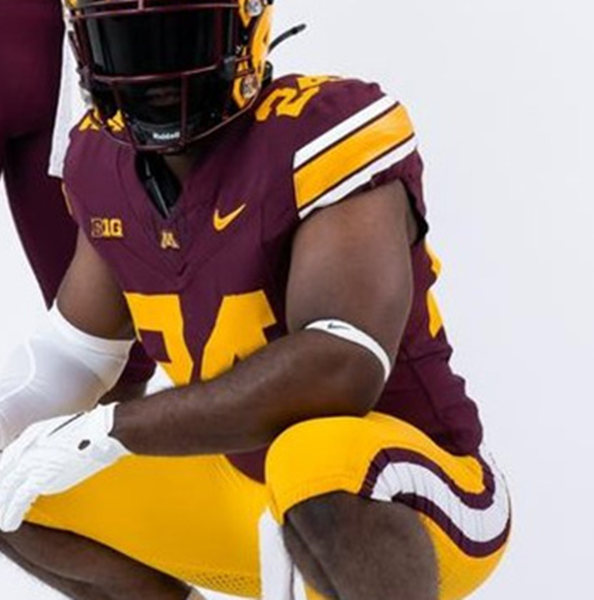  Men's Youth Minnesota Golden Gophers Custom 2024 Maroon F.U.S.E. White Nike Untouchable Game Football Jersey 