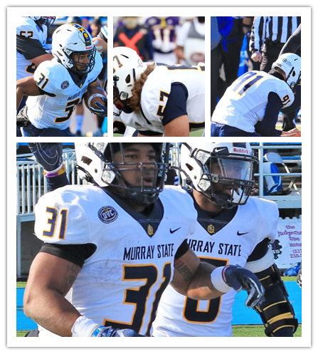  Men's Youth Murray State Racers Custom Nike 2021 White College Football Game Jersey 