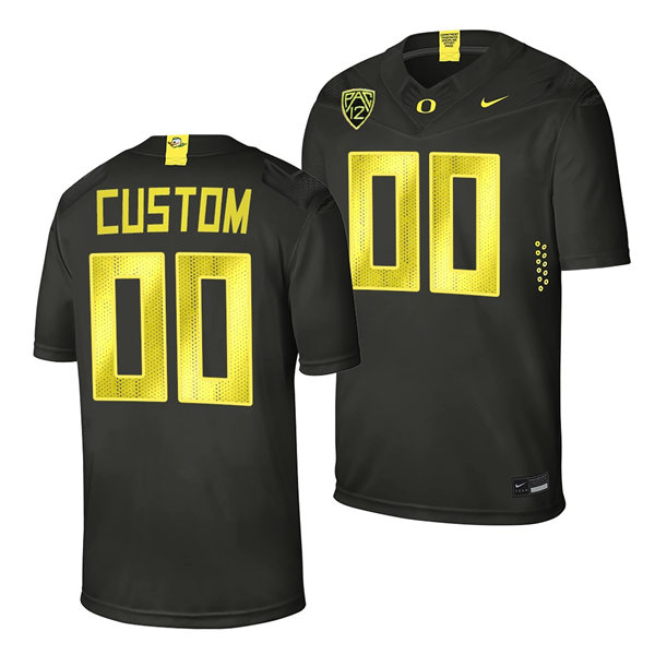  Men's Youth Oregon Ducks Custom Nike Alternate Game Football Jersey - Sequoia 