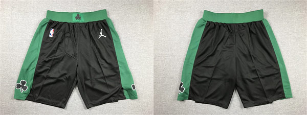  Mens Boston Celtics Nike Black Shorts 