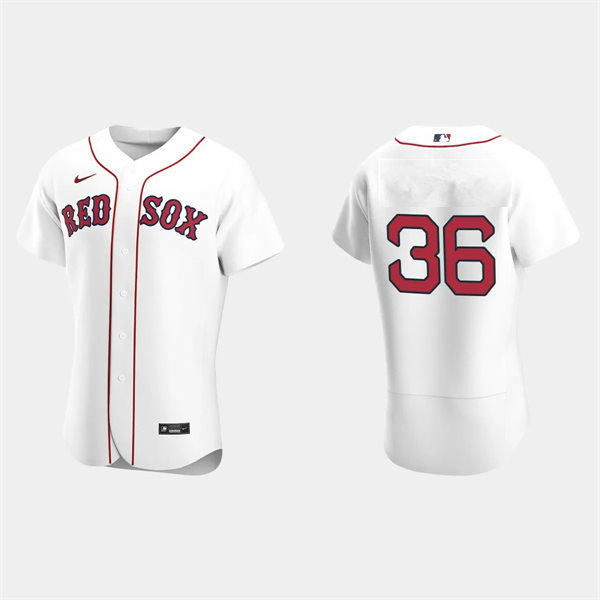  Mens Boston Red Sox #36 Triston Casas Nike White Home FlexBase Jersey 