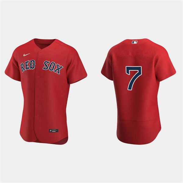  Mens Boston Red Sox #7 Masataka Yoshida Nike Red Alternate FlexBase Player Jersey 