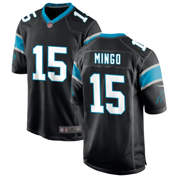  Mens Carolina Panthers #15 Jonathan Mingo Nike Black Vapor Untouchable Limited Jersey 