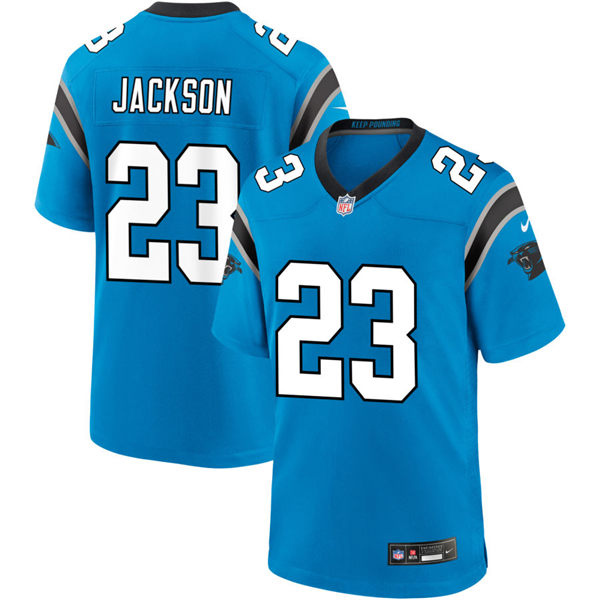  Mens Carolina Panthers #23 Dane Jackson Nike Blue Vapor Untouchable Limited Jersey 
