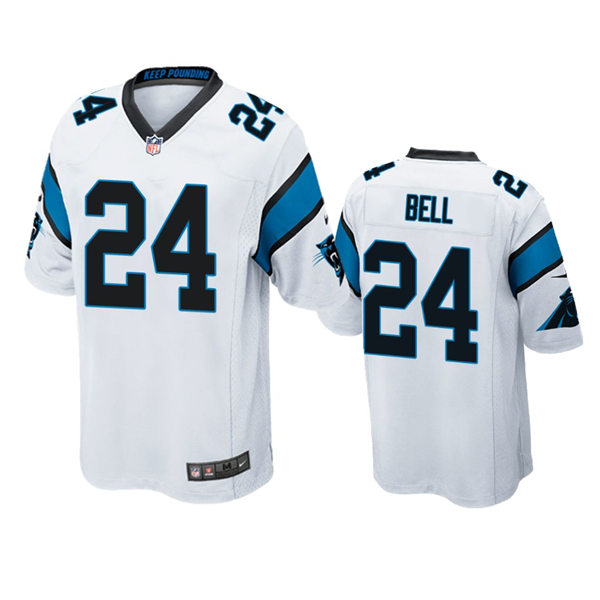  Mens Carolina Panthers #24 Vonn Bell Nike White Vapor Untouchable Limited Jersey 