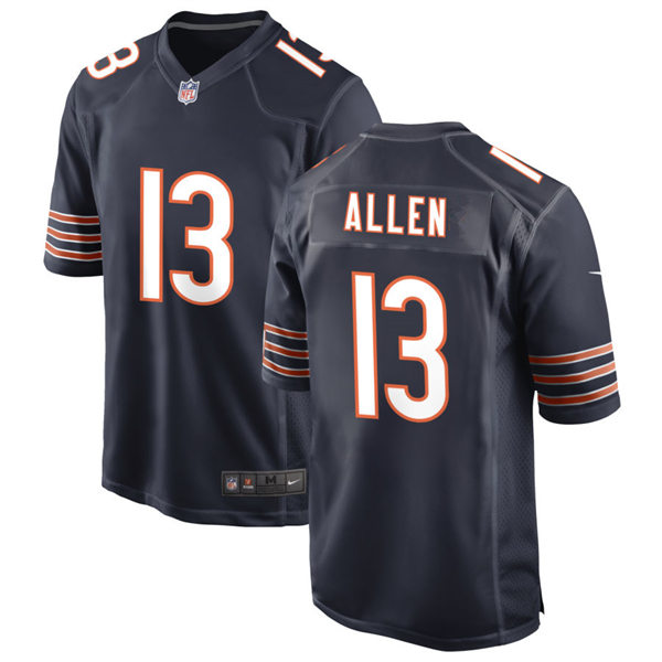  Mens Chicago Bears #13 Keenan Allen Nike Navy Vapor Untouchable Limited Jersey 