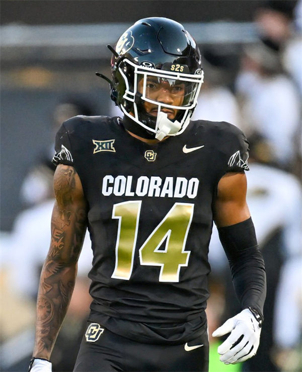  Mens Colorado Buffaloes #14 Will Sheppard 2024 XII F.U.S.E. Limited Black College Football Game Jersey 