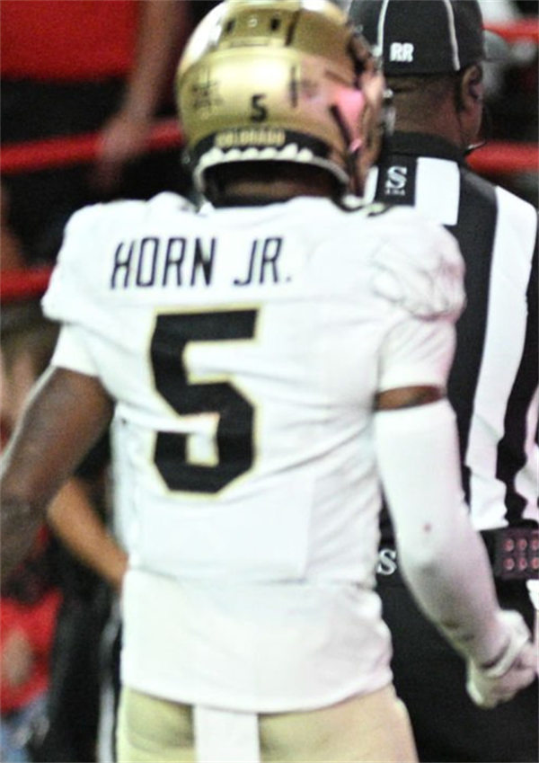  Mens Colorado Buffaloes #5 Jimmy Horn Jr. 2024 XII F.U.S.E. Limited White College Football Game Jersey 