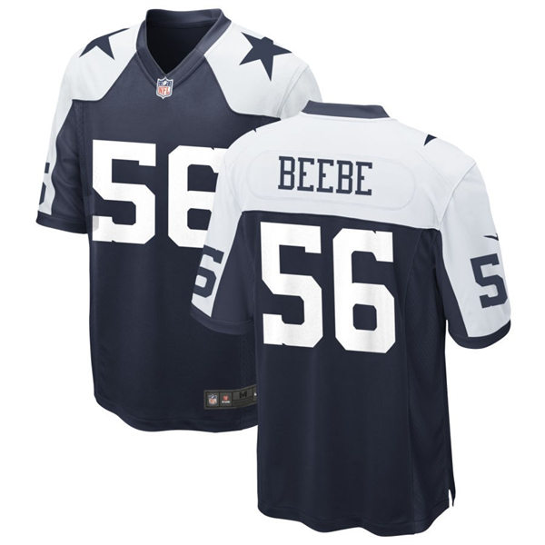 Mens Dallas Cowboys #56 Cooper Beebe Nike Navy Alternate Vapor F.U.S.E. Limited Jersey 