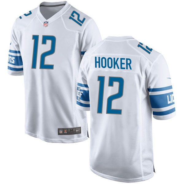  Mens Detroit Lions #2 Hendon Hooker Nike White Vapor Untouchable Limited Jersey 