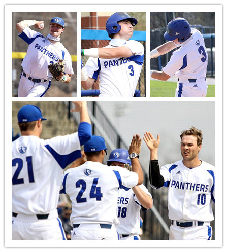  Mens Eastern Illinois Panthers Custom Cameron Doherty Ky Hampton Kevin Seitzer Stan Royer Adidas White Baseball Jersey 