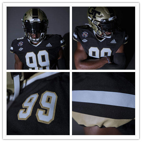  Mens Georgia Tech Yellow Jackets Custom James Graham Derrick Morgan Myles Sims Miles Brooks Jaylon King White Navy White Football Jersey 