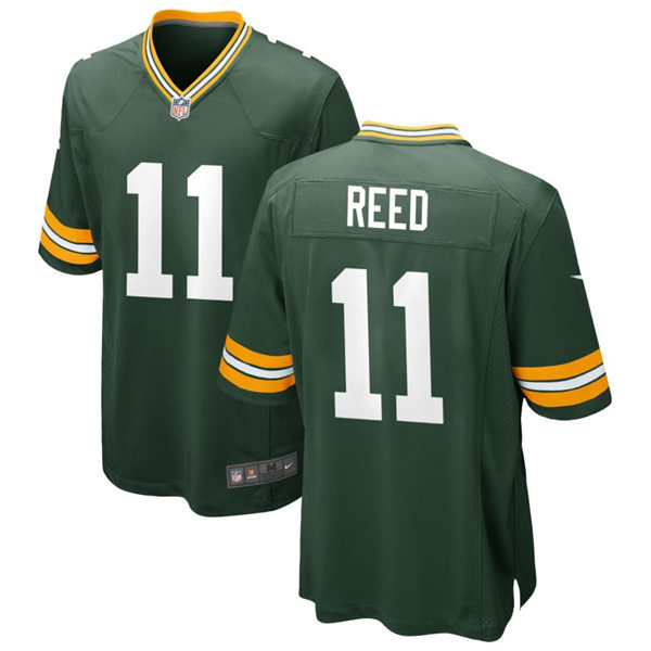  Mens Green Bay Packers #11 Jayden Reed Nike Green Vapor Limited Player Jersey 