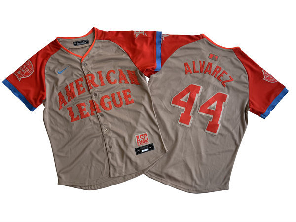  Mens Houston Astros #44 Yordan Alvarez Nike 2024 MLB All-Star Game Limited Player Jersey - Cream 