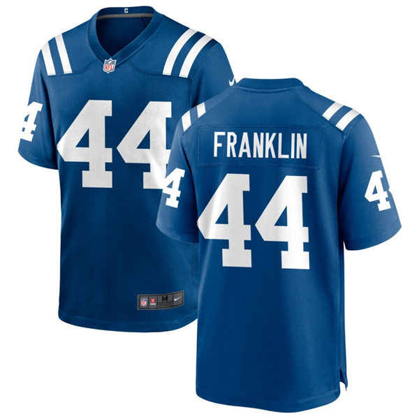  Mens Indianapolis Colts #44 Zaire Franklin Nike Royal Vapor Limited Player Jersey 