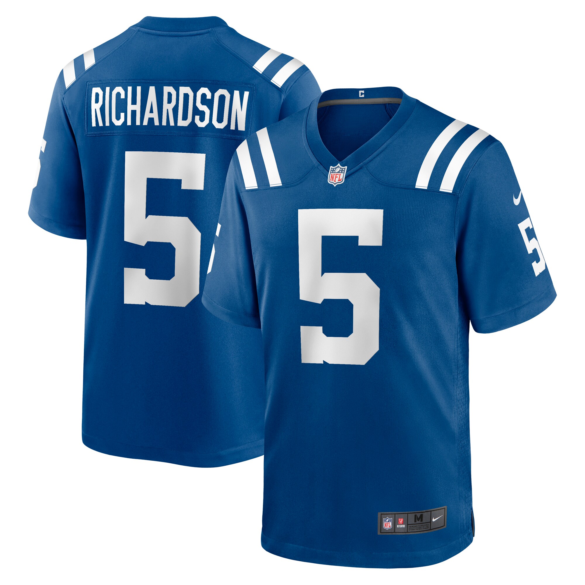  Mens Indianapolis Colts #5 Anthony Richardson Nike Royal Vapor Limited Player Jersey 