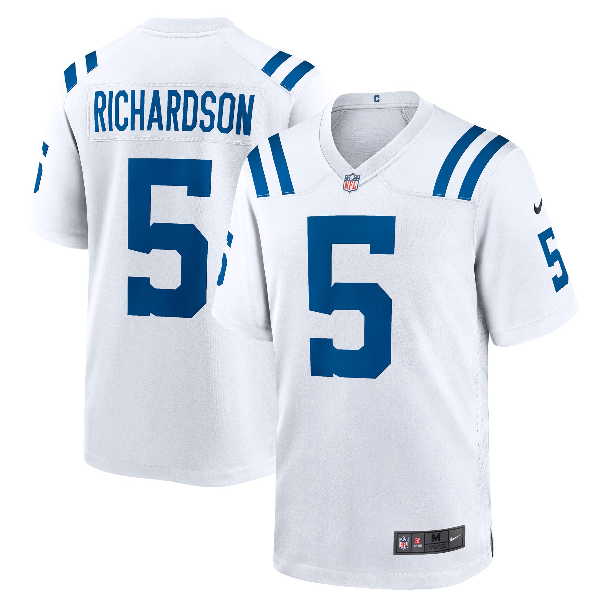  Mens Indianapolis Colts #5 Anthony Richardson Nike White Vapor Limited Jersey 