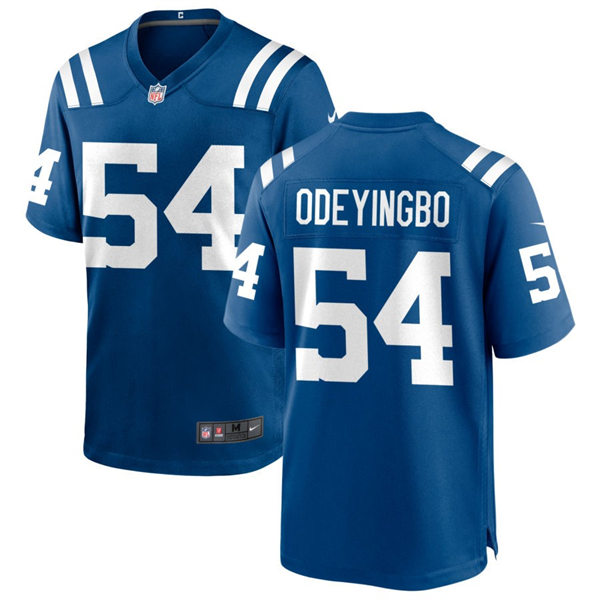  Mens Indianapolis Colts #54 Dayo Odeyingbo Nike Royal Vapor Limited Player Jersey 