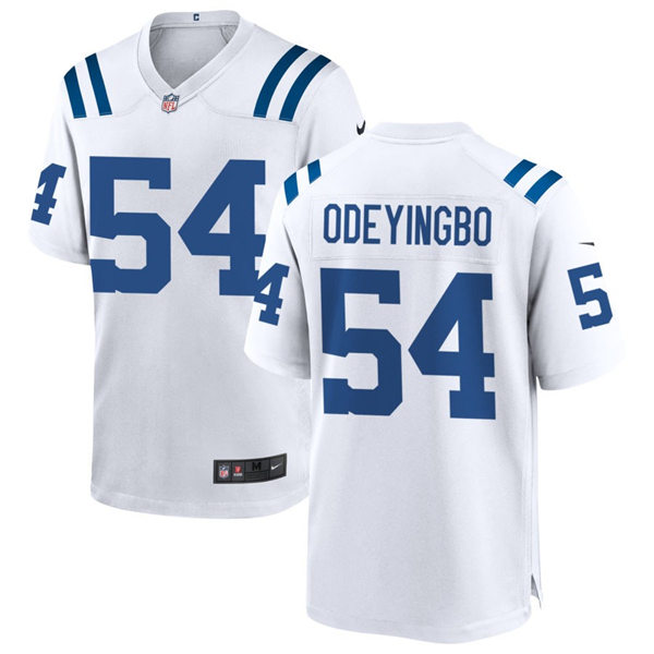  Mens Indianapolis Colts #54 Dayo Odeyingbo Nike White Vapor Limited Jersey 