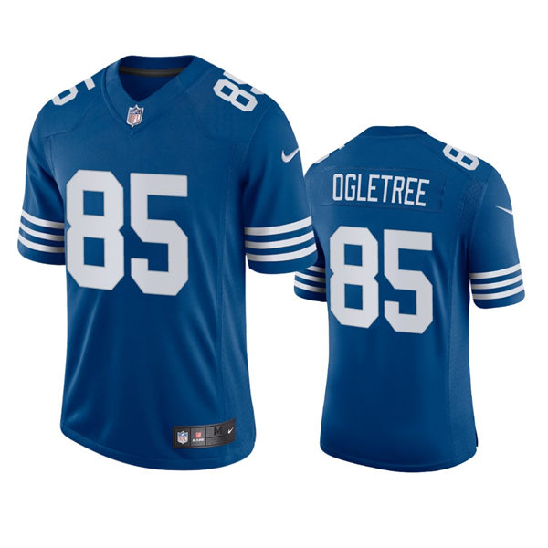  Mens Indianapolis Colts #85  Andrew Ogletree Nike Royal Alternate Retro Vapor Limited Jersey 