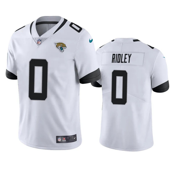  Mens Jacksonville Jaguars #0 Calvin Ridley Nike White Vapor Untouchable Limited Jersey 