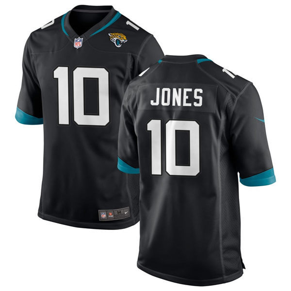  Mens Jacksonville Jaguars #10 Mac Jones Nike Black Vapor Untouchable Limited Jersey 