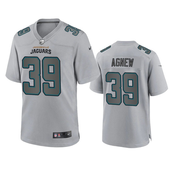  Mens Jacksonville Jaguars #39 Jamal Agnew Gray Atmosphere Fashion Game Jersey 