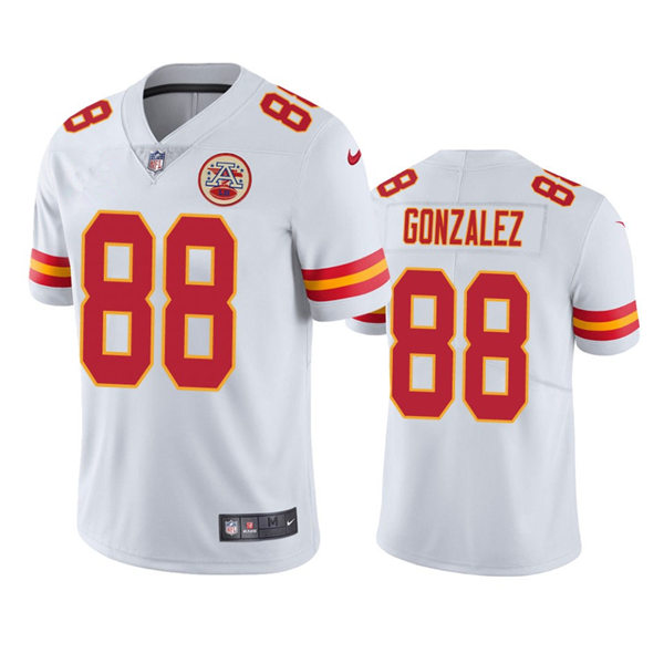  Mens Kansas City Chiefs #88 Tony Gonzalez White Vapor Untouchable Limited Player Jersey 