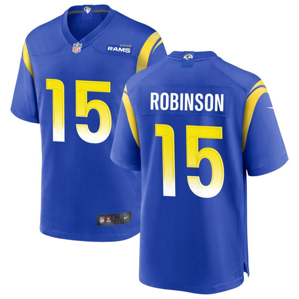  Mens Los Angeles Rams #15 Demarcus Robinson Nike Royal Vapor Untouchable Limited Jersey 