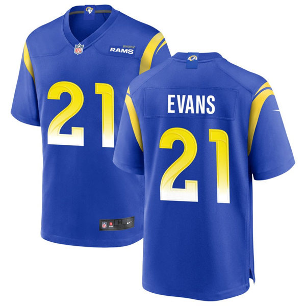  Mens Los Angeles Rams #21 Zach Evans Nike Royal Vapor Untouchable Limited Jersey 