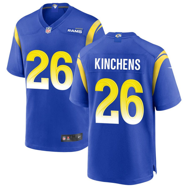  Mens Los Angeles Rams #26 Kamren Kinchens Nike Royal Vapor Untouchable Limited Jersey 