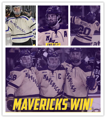  Mens Minnesota State Mavericks Custom Gemini 2014 Cream College Hockey Jersey 