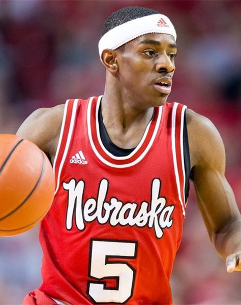  Mens Nebraska Huskers Custom Scarlet Round Neck Retro Basketball Jersey 