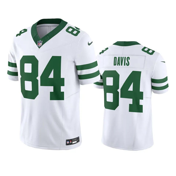  Mens New York Jets #84 Corey Davis White Legacy Vapor Limited Jersey 