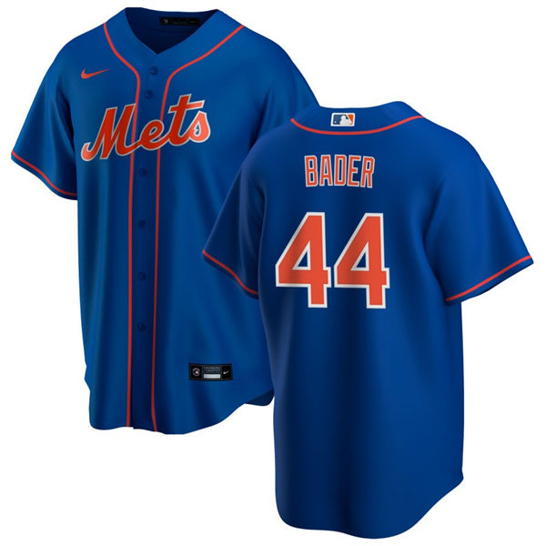  Mens New York Mets #44 Harrison Bader Nike Royal Orange Alternate Limited Player Jersey 