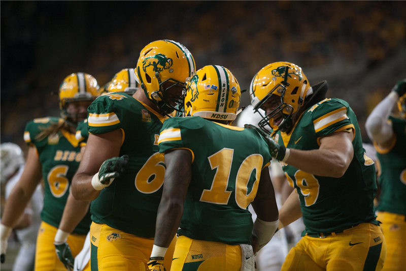  Mens North Dakota State Bison Custom 2020 Green Nike NCAA College Football Jersey